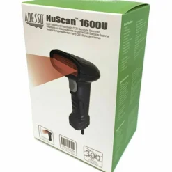 Adesso NuScan 1600U 1D Handheld CCD Barcode Scanner (USB)