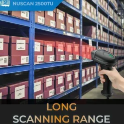 Adesso NuScan 1600U 1D Handheld CCD Barcode Scanner (USB)