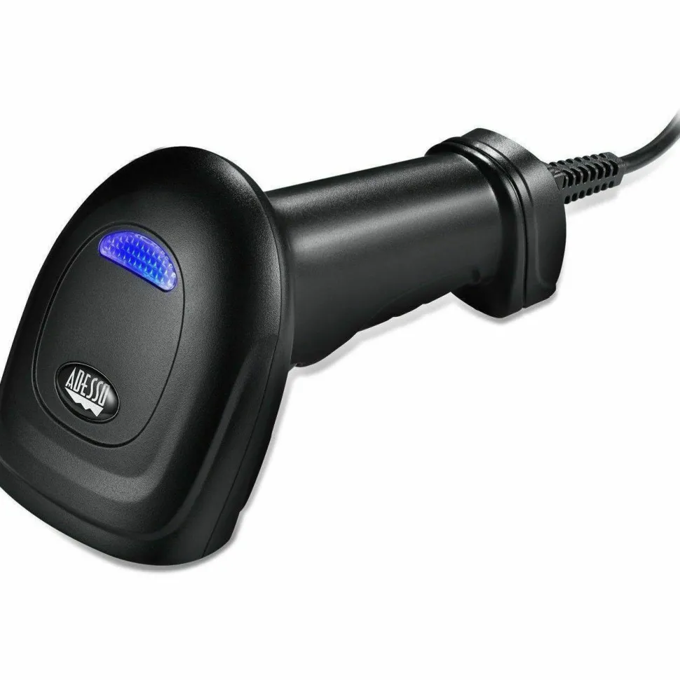 Adesso NuScan 1600U 1D Handheld CCD Barcode Scanner (USB)