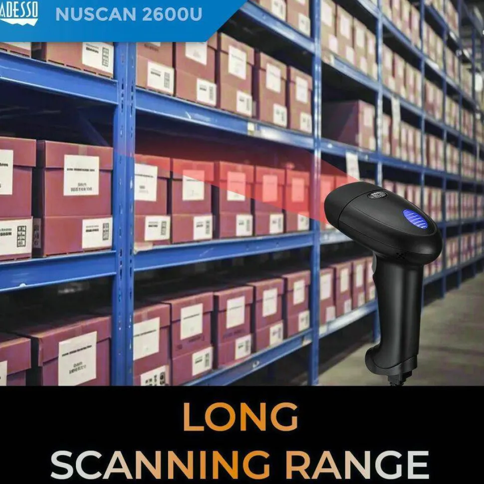 Adesso NuScan 2600U - Handheld 2D Barcode Scanner