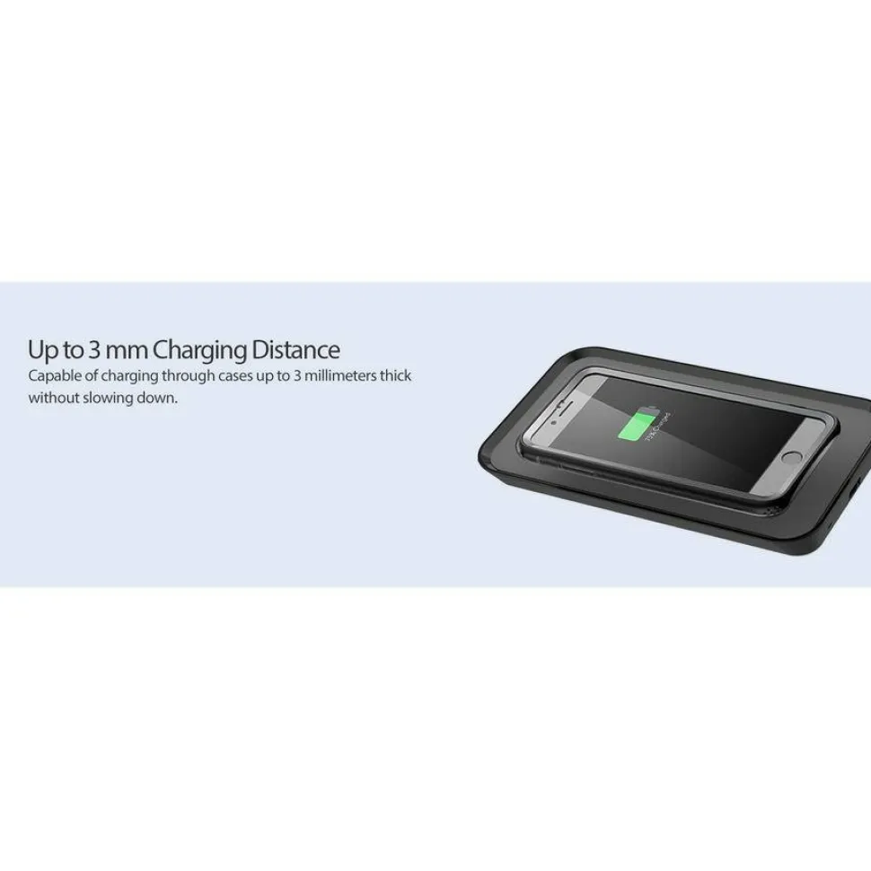 Adesso 10W Max Qi-Certified 3-Coil Wireless Charging Pad