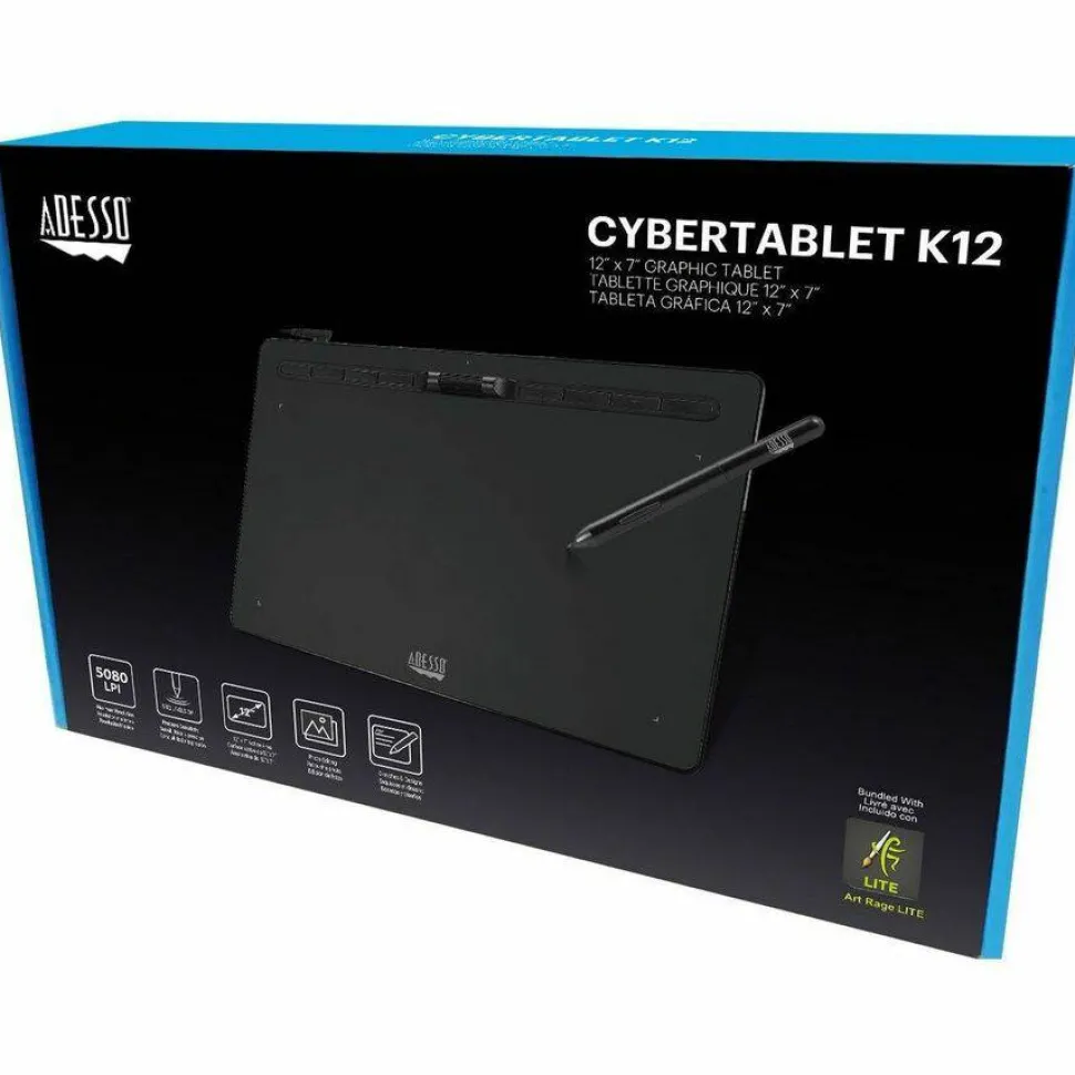 Adesso 12" x 7" Graphic Tablet