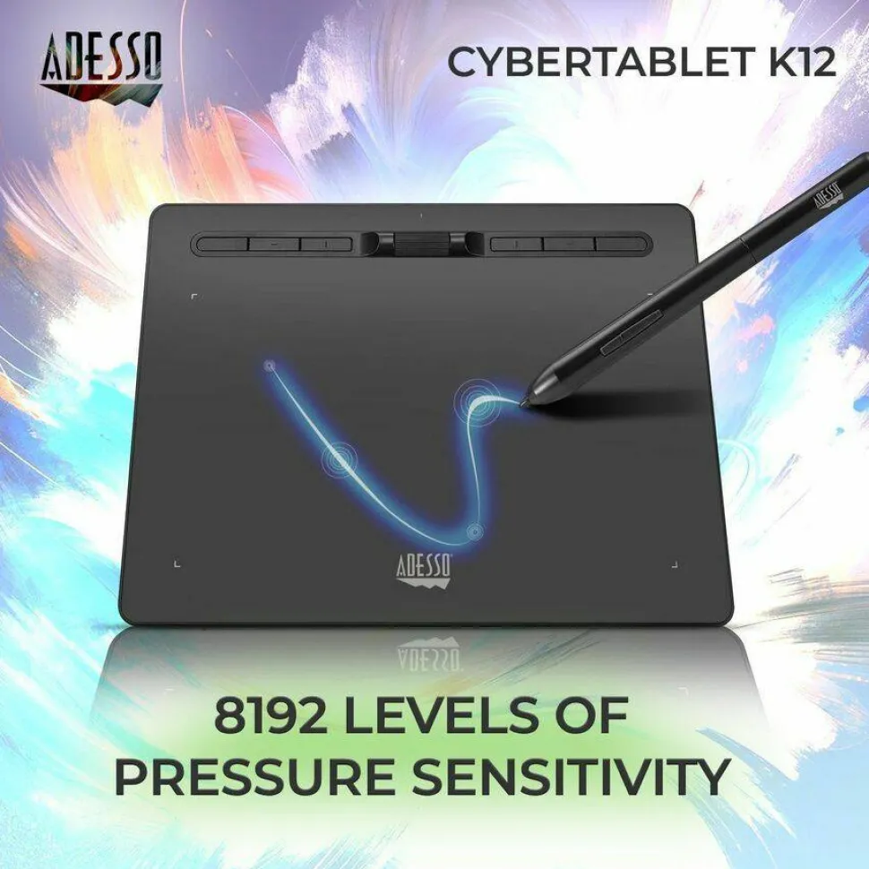 Adesso 12" x 7" Graphic Tablet