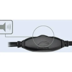 Adesso Xtream H4 - 3.5mm Stereo Headset with Microphone - Noise Cancelling - Wired- 6 ft cable- Lightweight