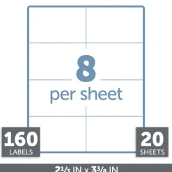 Adhesive Name Badges, 2-1/3
