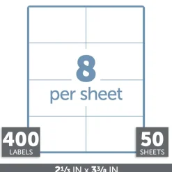 Adhesive Name Badges, 2-1/3