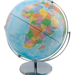 Advantus 12" Political World Globe, 13"W x 16"H, 12" Diameter, Multi