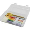 Advantus Gem Pencil Storage Box, 2 1/2" x 8 1/2" x 5 1/2", Clear