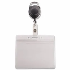 Advantus Badge Reel Holder Combo Pack - Support 3.75