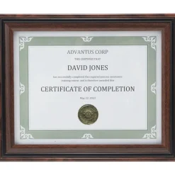 Advantus Certificate Frame