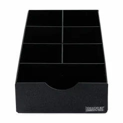 Advantus Condiment Caddy, 8 3/4" x 16" x 5 1/4", Black
