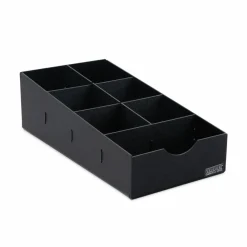 Advantus Condiment Caddy, 8 3/4" x 16" x 5 1/4", Black
