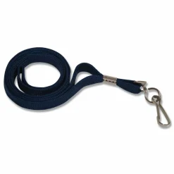 Advantus 36" Deluxe Lanyard With J-Hook, 36" Length, Blue, Pack Of 23