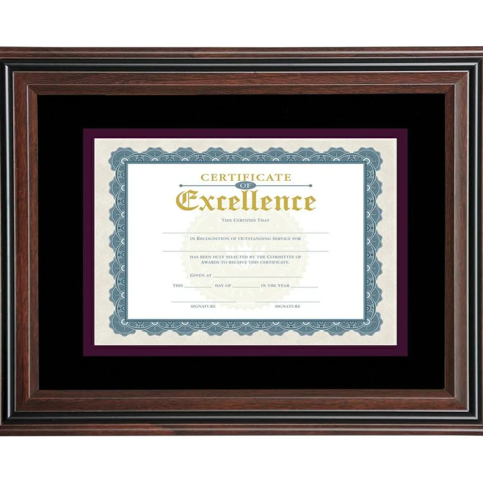 Advantus Double Matted Certificate Frame