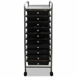 Advantus 10-Drawer Organizer With Casters, 37 1/2