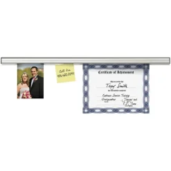 Advantus Grip-A-Strip Display Rail, 1 1/2