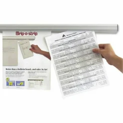 Advantus Grip-A-Strip Display Rails, 1.5