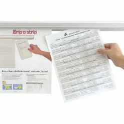 Advantus Grip-A-Strip Display Rail, 1 1/2