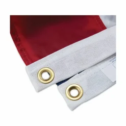 Advantus Heavyweight Nylon Outdoor U.S. Flag - United States - 96" x 60"- Heavyweight, Grommet, Durable - Nylon, Brass - Red, White, Blue