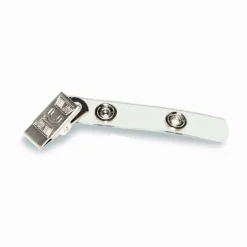 Advantus ID Badge Clip Adapter, Silver, Pack of 25