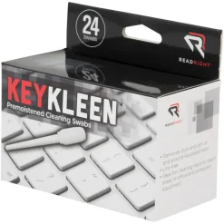 Advantus KeyKleen Cleaning Swabs, Box Of 24