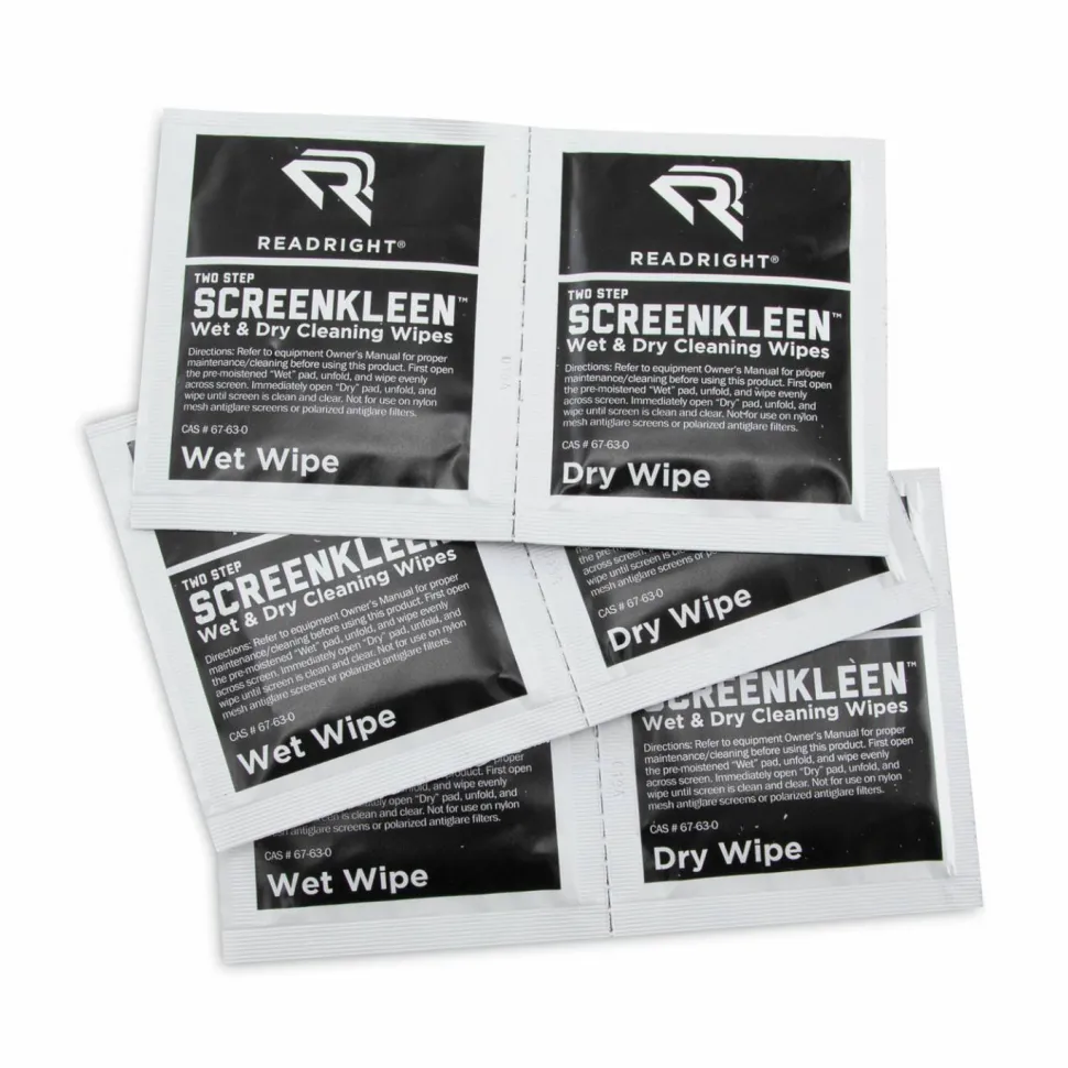 Advantus Kleen And Dry Screen Cleaner Wipes, Box Of 40