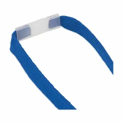 Advantus Metal Clasp Flat Breakaway Lanyard - 36" Length - Blue - Metal - 24 / Box