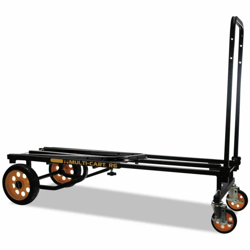Advantus Multi-Cart 8-in-1 Cart, 500 Lb Capacity, Black/Yellow