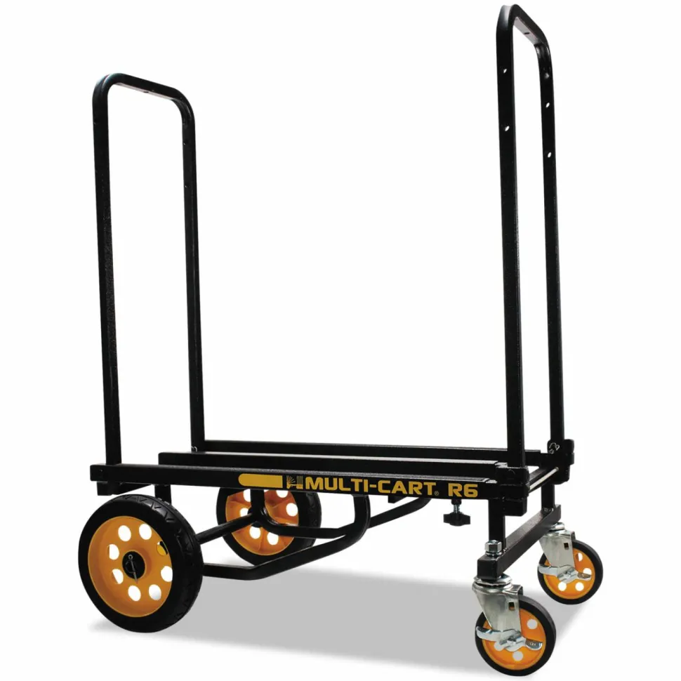 Advantus Multi-Cart 8-in-1 Cart, 500 Lb Capacity, Black/Yellow