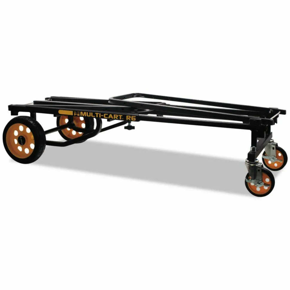 Advantus Multi-Cart 8-in-1 Cart, 500 Lb Capacity, Black/Yellow