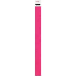 Advantus Neon Tyvek Wristbands - Neon Pink - Tyvek - 500 / Pack