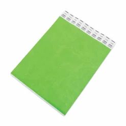 Advantus Neon Tyvek Wristbands - Neon Green - Tyvek - 500 / Pack