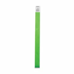 Advantus Neon Tyvek Wristbands - Neon Green - Tyvek - 500 / Pack