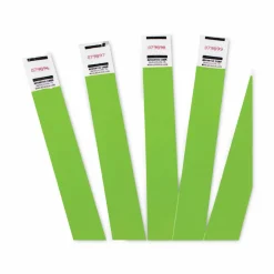 Advantus Neon Tyvek Wristbands - Neon Green - Tyvek - 500 / Pack
