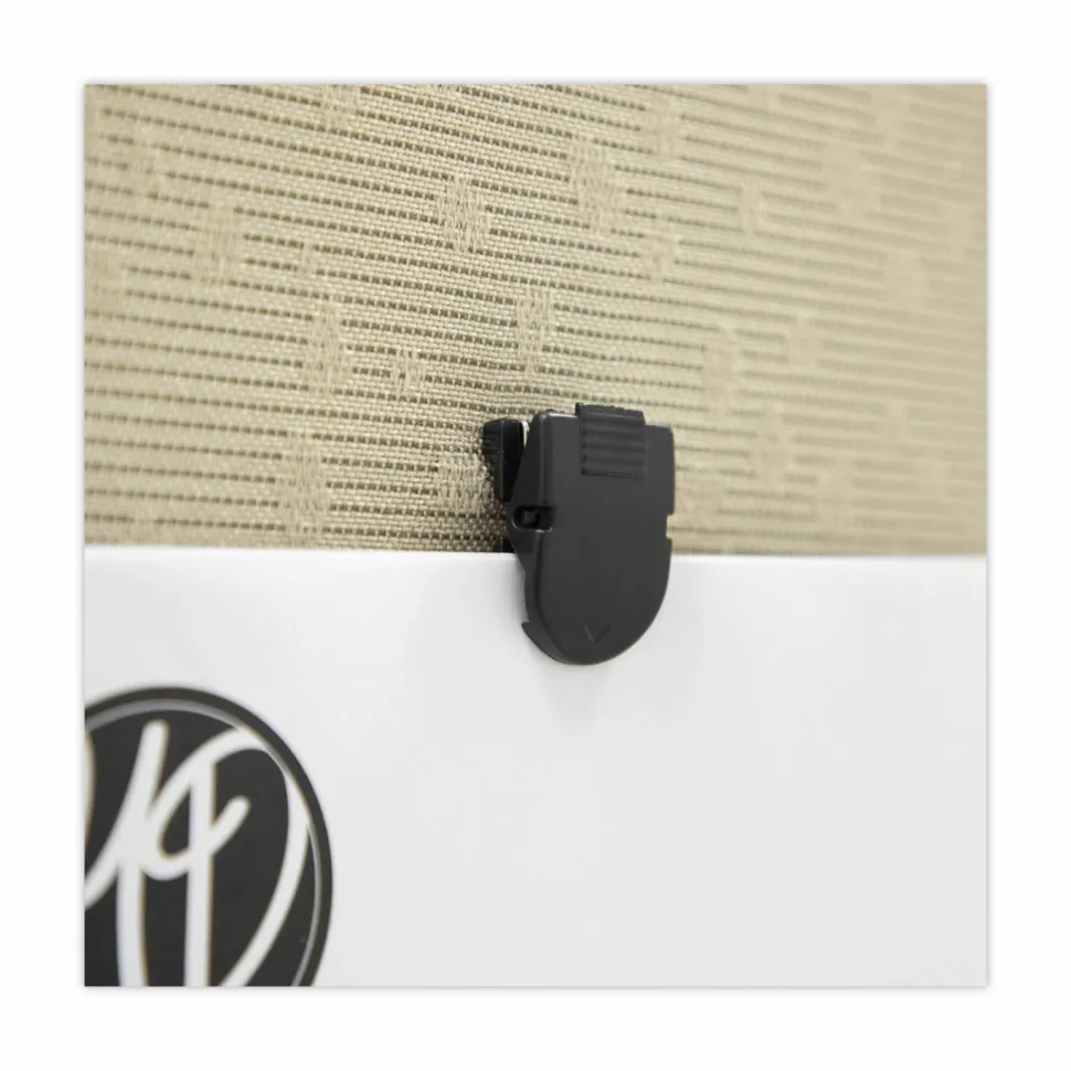 Advantus Panel Wall Clips, Pack Of 20, Black