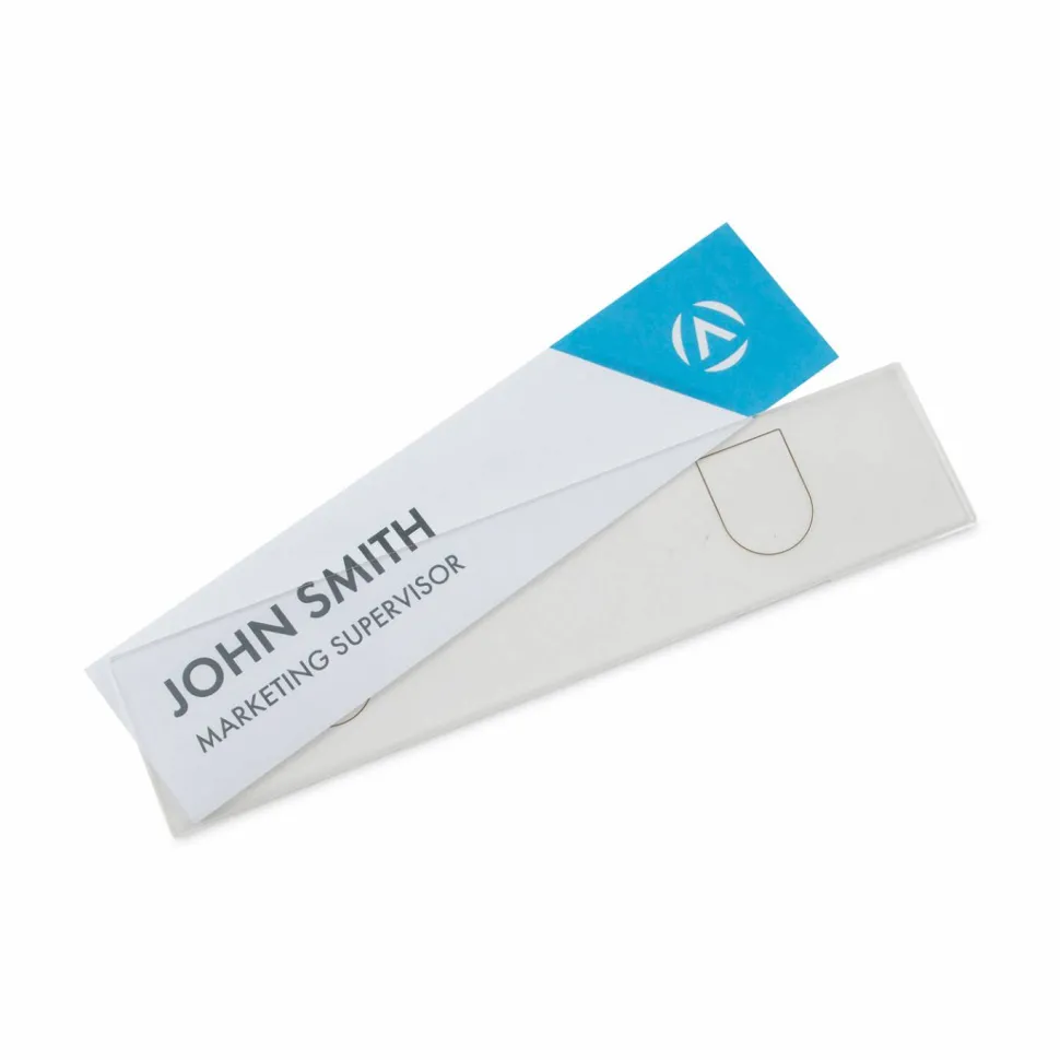 Advantus Panel Wall Sign Holder, 9"W x 2"H, Clear
