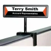 Advantus People Pointer Cubicle Sign, 4 1/2"H x 9"W x 5/8"D
