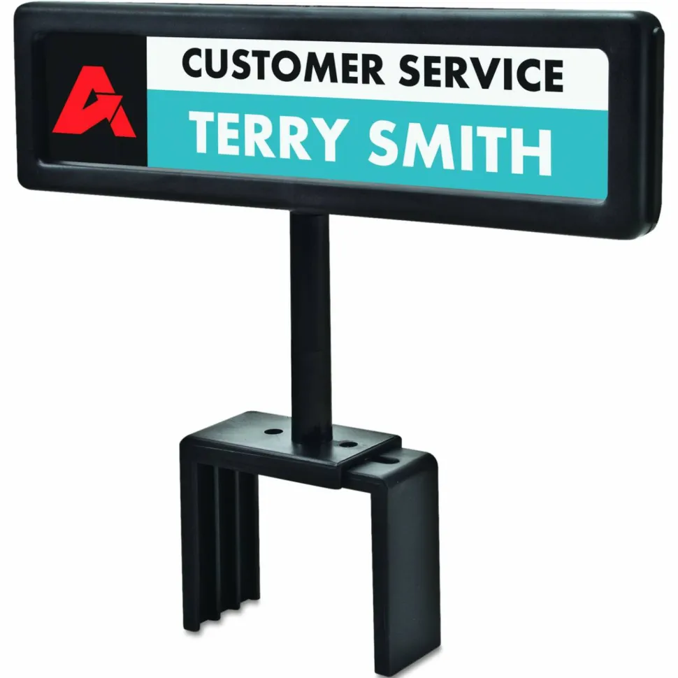 Advantus People Pointer Cubicle Sign, 4 1/2"H x 9"W x 5/8"D