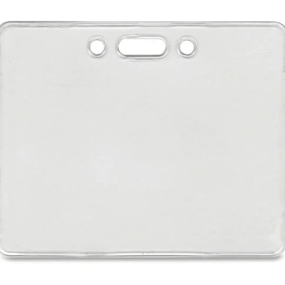 Advantus Proximity Badge Holder, Horizontal, 3" x 3-3/4", Pack of 50