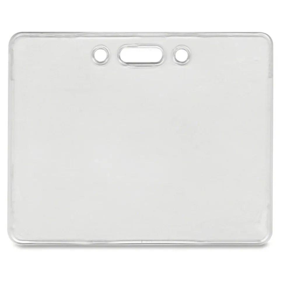Advantus Proximity Badge Holder, Horizontal, 3" x 3-3/4", Pack of 50