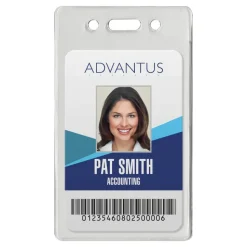 Advantus Proximity Badge Holder, Vertical, 4-1/2