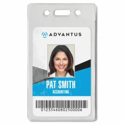 Advantus Proximity Badge Holder, Vertical, 4-1/2
