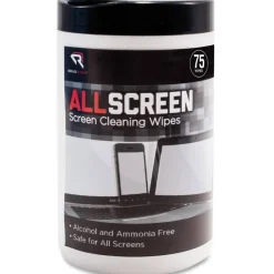 Advantus Read/Right AllScreen Screen Cleaning Wipes - For Display Screen - Alcohol-free, Ammonia-free - Assorted - 75/Tub - 1 Each