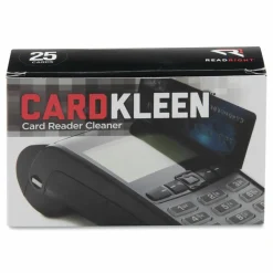 Advantus Read/Right CardKleen Magnetic Head Cleaner, 2.5" x 5.3", Box Of 25