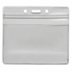 Advantus Re-sealable Badge Holder, Horizontal, 3-3/4" x 4-2/16", 50/PK