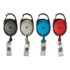 Advantus Retractable Carabiner-Style Badge Reel with Badge Strap, Assorted Colors, 20/PK