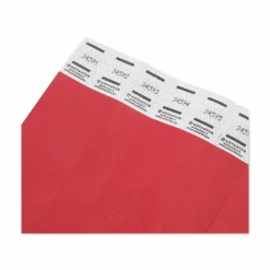 Advantus Tyvek Colored Wrist Bands, 3/4
