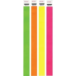 Advantus Tyvek Wristbands, Neon Yellow, Pack Of 500 Wristbands