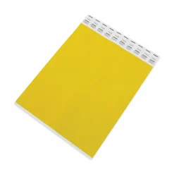 Advantus Tyvek Wristbands, Neon Yellow, Pack Of 500 Wristbands