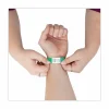 Advantus Tyvek Wristbands, 0.8" x 9.8", Green, Pack Of 100